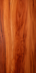 Close-up of a smooth, polished cherry wood table surface showcasing its natural wood grain and texture
