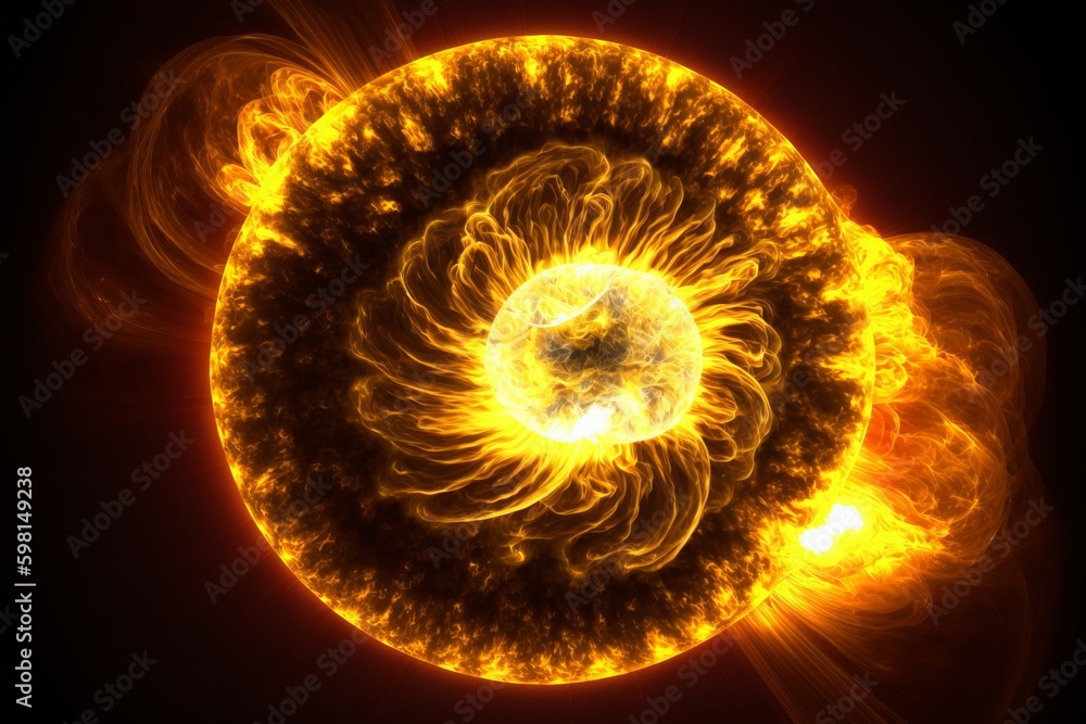 Poster force of energy: rolling on the surface of the sun with cme - generative ai