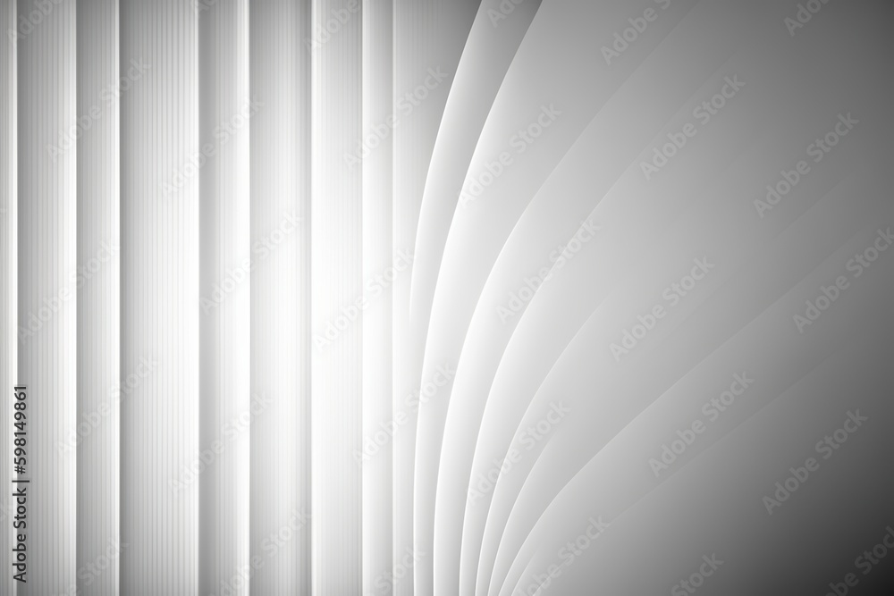 Aufkleber light gray gradient background abstract texture - generative ai