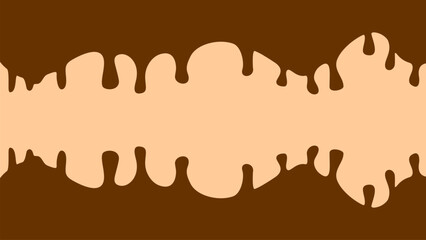 BANNER CHOCOLATE BACKGROUND DESIGN VECTOR