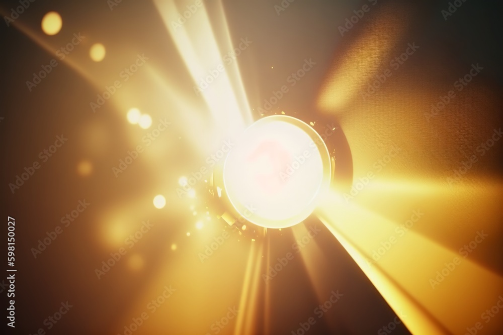 Poster elegant abstract background animation with classic light leaks - generative ai