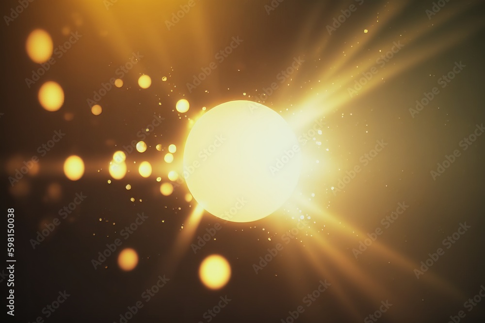 Aufkleber elegant abstract background animation with classic light leaks - generative ai