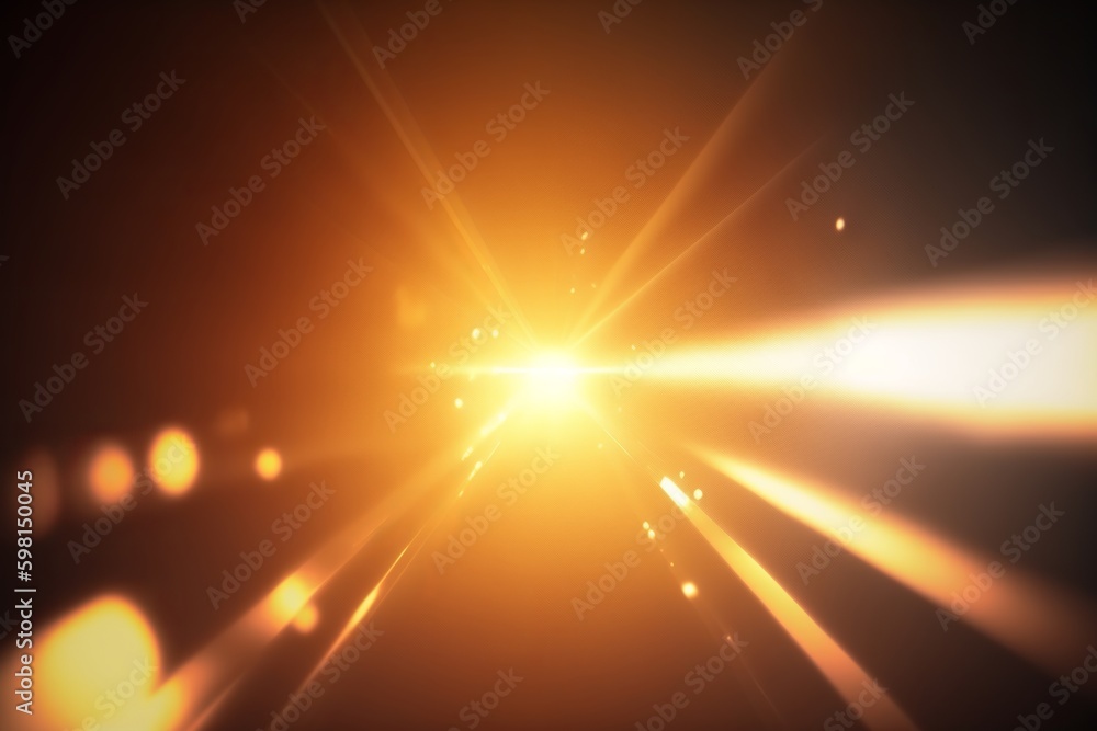 Poster elegant abstract background animation with classic light leak - generative ai