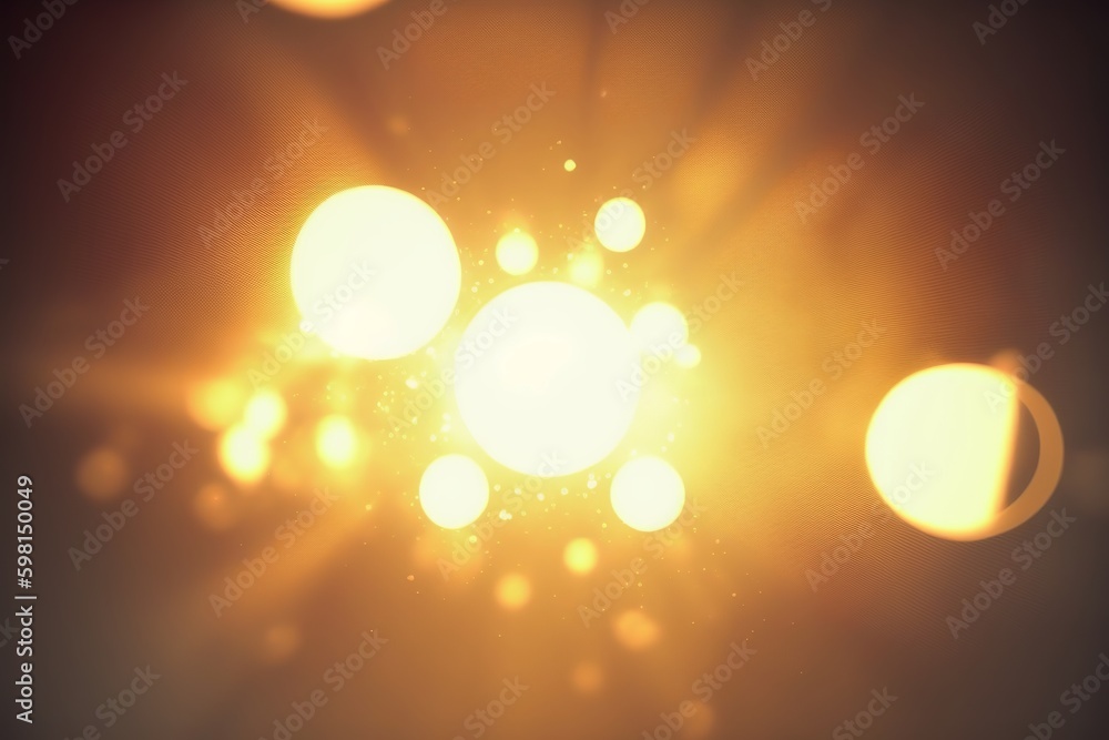 Poster elegant abstract background animation with lens light leaks effect - generative ai
