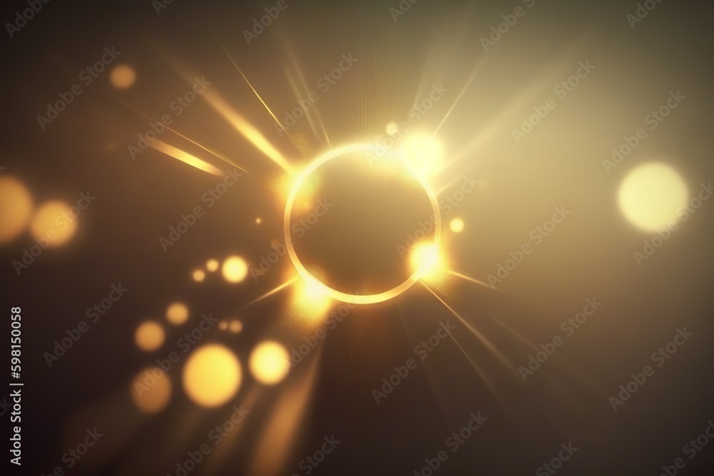 Poster elegant abstract background animation with classic light leaks - generative ai