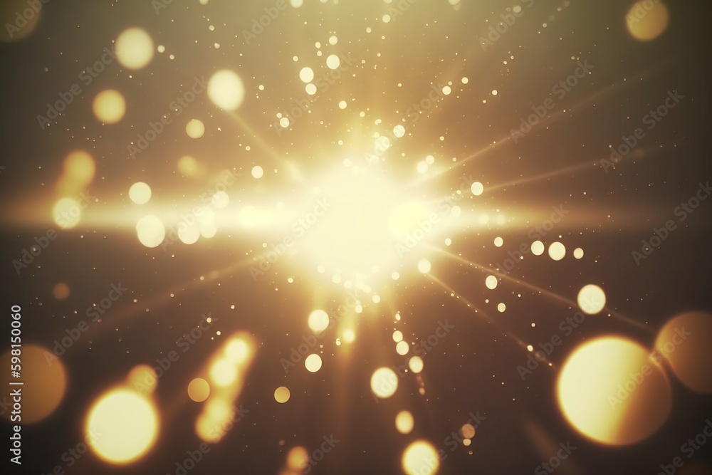 Aufkleber elegant abstract background animation with classic light leaks - generative ai