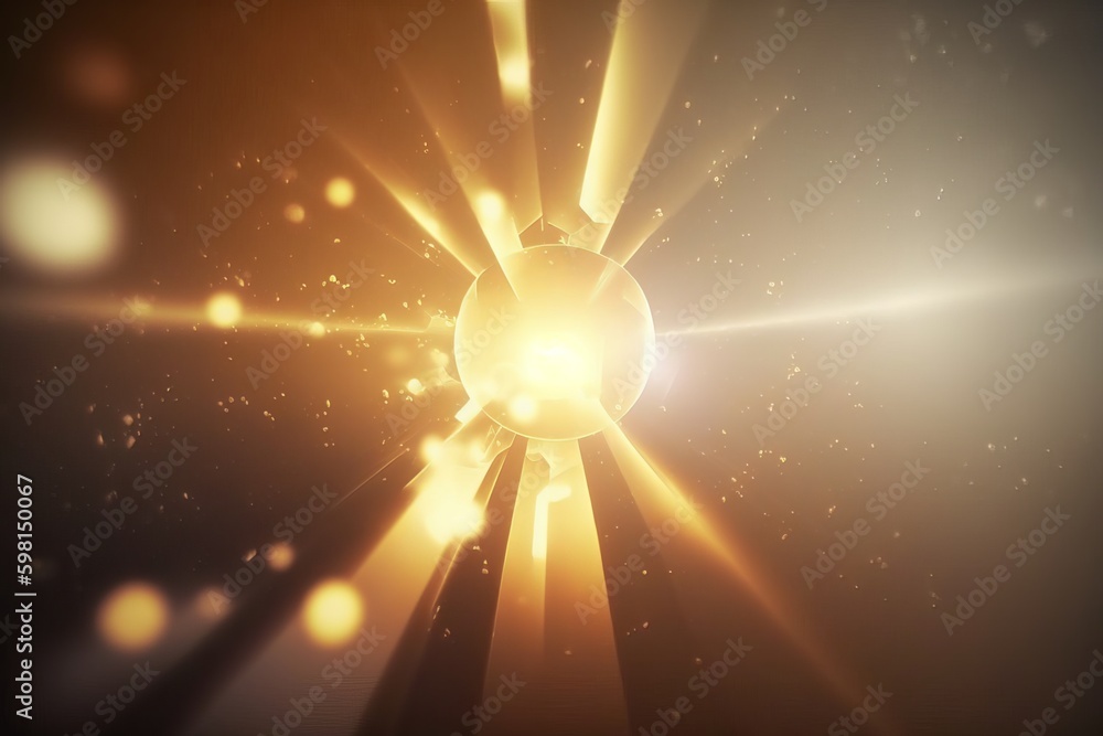 Poster elegant abstract background animation with classic light leaks - generative ai