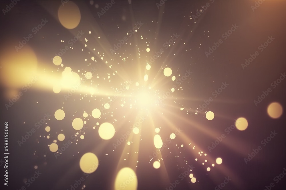 Aufkleber elegant abstract background animation with classic light leaks - generative ai