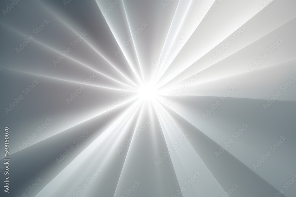 Poster abstract texture with milky gradient and rays - generative ai