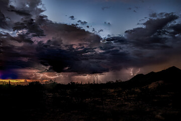 Obraz premium Arizona Lightning Storm