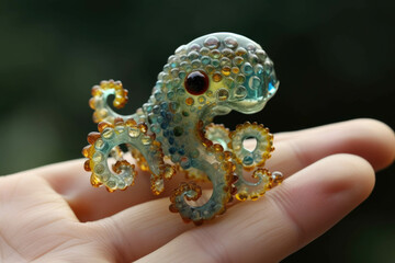 Ornamental lengths the jewels of the ocean.. AI generation. Generative AI