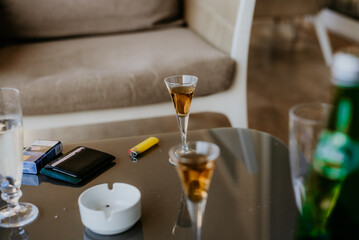 bride and groom getting ready for wedding day holding hands wedding day ring bouquet with flowers in white wedding dress details