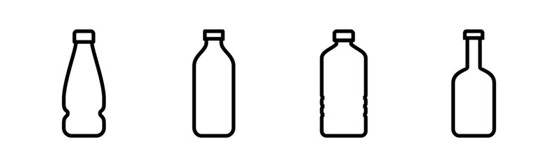 Bottle icon vector illustration. bottle sign and symbol