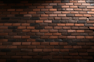 Brick Texture Wall, Background regular pattern Generative AI