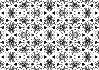 pattern seamless wallpaper design texture vector art decoration illustration floral geometric ornament decorative floral vintage color textile tile background element shape floral style repetition