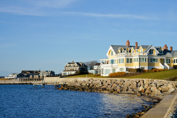 Luxurious seaside houses Rhode Island USA