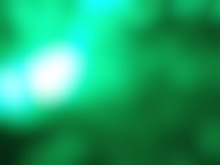 Abstract blur background image of green color gradient used as an illustration. Designing posters or advertisements.