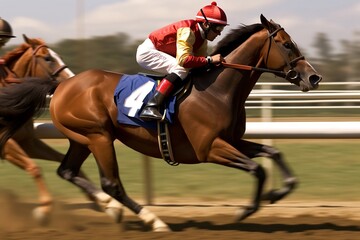 up close horse racing 