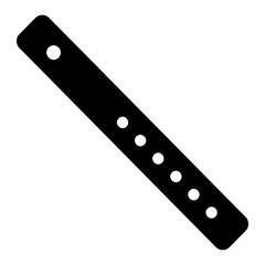 flute glyph icon