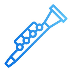 clarinet gradient icon