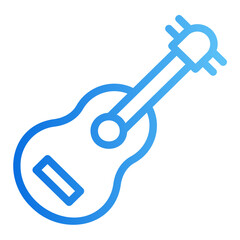 ukulele gradient icon