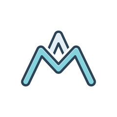 Color illustration icon for ma marketing 