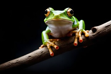 Naklejka premium red eyed tree frog
