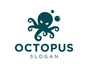 Logo about Octopus on a white background. created using the CorelDraw application.