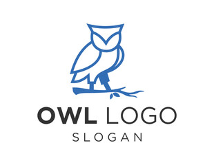 Logo about Owl on a white background. created using the CorelDraw application.