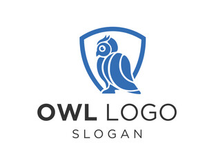 Logo about Owl on a white background. created using the CorelDraw application.