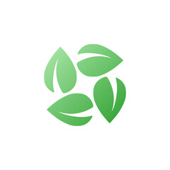 green leaves logo
