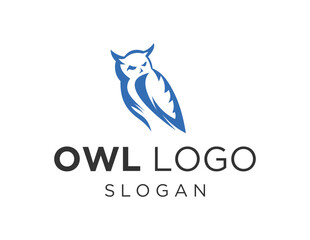 Logo about Owl on a white background. created using the CorelDraw application.