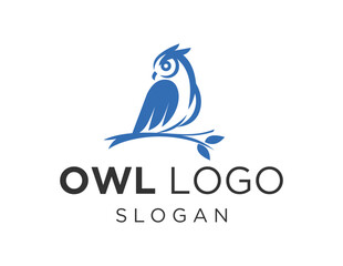 Logo about Owl on a white background. created using the CorelDraw application.