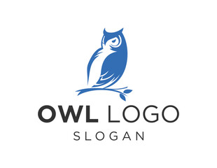 Logo about Owl on a white background. created using the CorelDraw application.