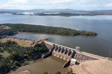 Keepit dam and Lake Keepit in northern New South Wales, Australia.