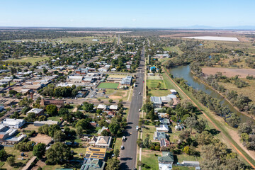 The northern New South Wales town of  Gunnedah .