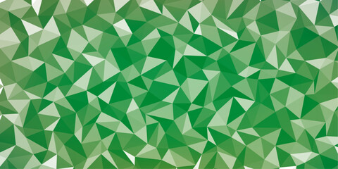 green low poly abstract background