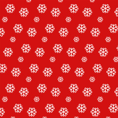 seamless pattern with snowflakes