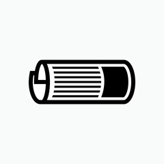 Newspaper Icon. News or  Information Illustration,  As A Simple Vector Sign & Trendy Symbol for Design,  Websites, Presentation or Apps Elements.    