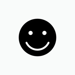 Smiley Emoticon, Happy Symbol. Funny Expression. Comedy Movie Genre Icon.