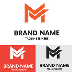 Creative modern M letter logo