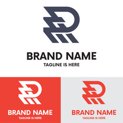 Creative modern r letter logo

