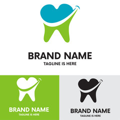 Dental care clinic minimalist logo
