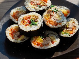 한국 전통음식 김밥, 요리