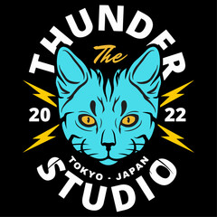 Thunder cat t-shirt, shirt design
