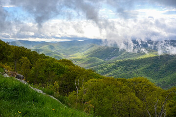 Fototapeta premium Mountain clouds