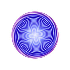 ボタンの様なイラスト素材、円形の渦巻き模様のイラスト、渦巻きキャンディの様なイラスト