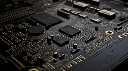 Fototapeta premium electronic circuit board