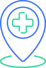 Obraz premium Map pointer