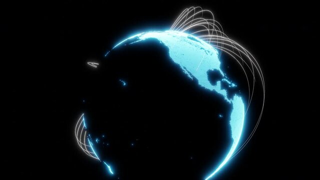 India Mumbai logistic and transportation business to worldwide. 3D rendering.